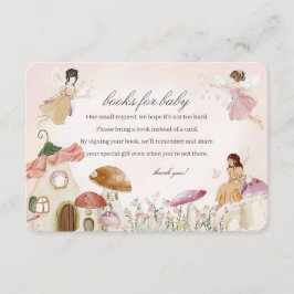 Babybücher von Fairy Garden für die Baby-Einladung Begleitkarte