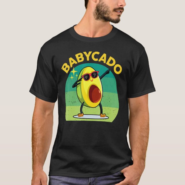 Babycado Dabbing Avocado Kinder Männer Frauen Avoc T-Shirt (Vorderseite)