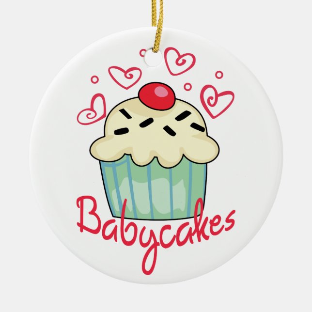 Babycakes Keramik Ornament (Vorne)