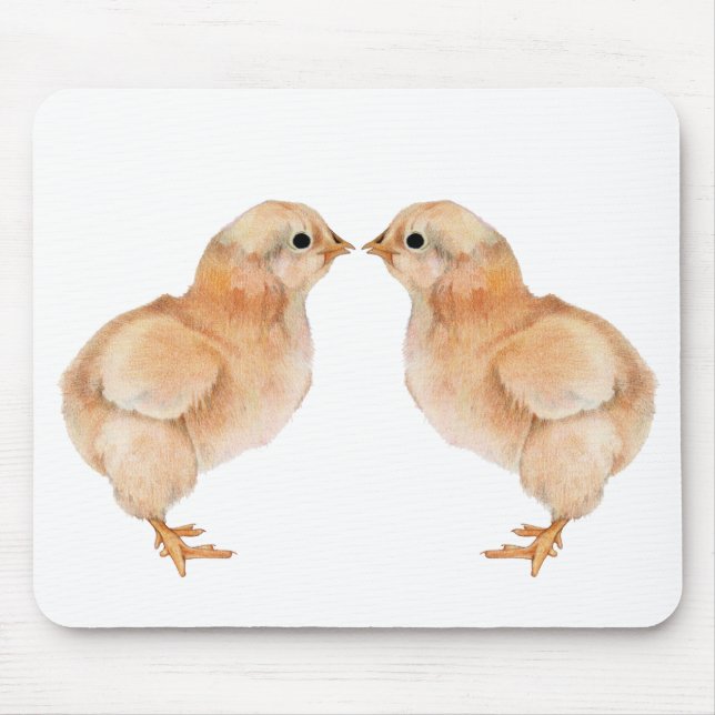 Babychick-Liebe Mousepad (Vorne)
