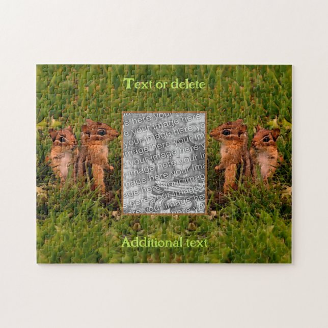 Babychipsätze gestalten Ihr eigenes Foto Puzzle (Horizontal)