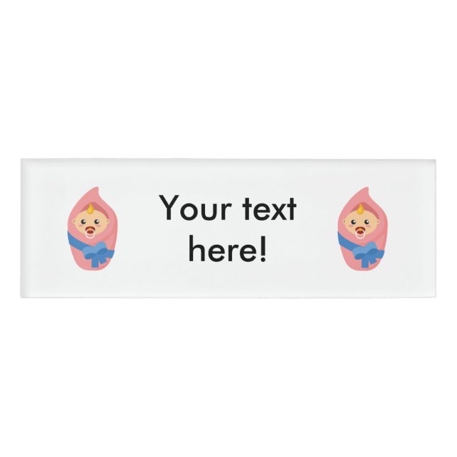 Babyclipse Namenschild (Vorderseite)