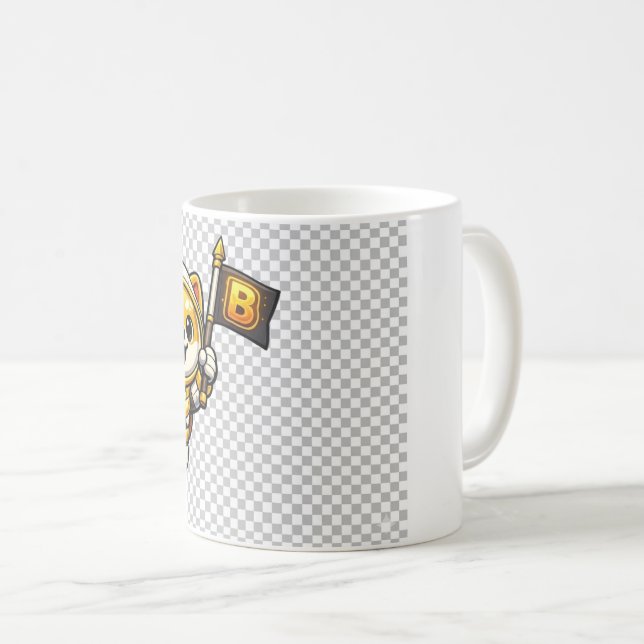 BabyDoge Zum Mond Kaffeetasse (VorderseiteRechts)