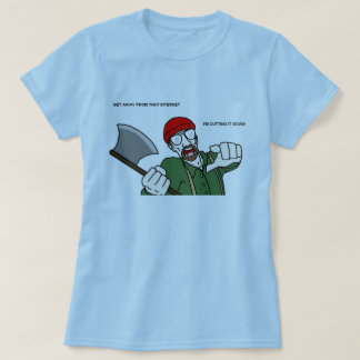 Babydoll-Holzfäller-Shirt T-Shirt