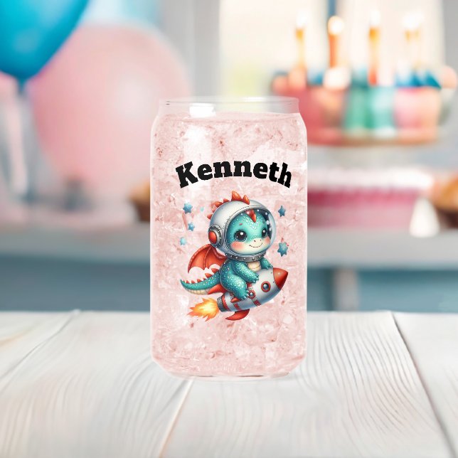 Babydrache, die unter den Sternen fliegt Dosenglas (Insitu (Baby Party))