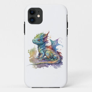 Babydrache mit Wasserfarbe, knuddeliges iPhone 11 Case-Mate iPhone Hülle