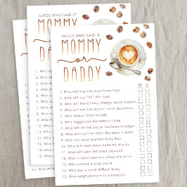 Babyduschablage für Mommy oder Daddy