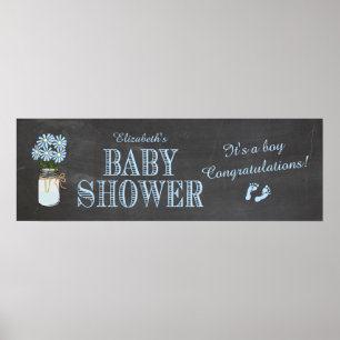 Babyduschbanner Poster