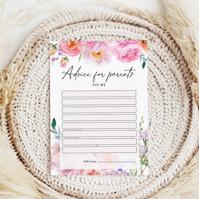 Babyduschberatungskarten für Eltern, die noch zu s (Von Creator hochgeladen)