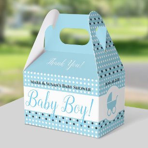 Babyduschbox mit Stroller - Baby Boy Geschenkschachtel