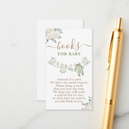 Babyduschbücher für Baby Begleitkarte