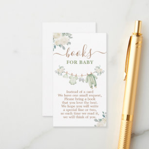 Babyduschbücher für Baby Begleitkarte