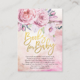 Babyduschbücher für Baby / Buchanfrage mitbringen Begleitkarte