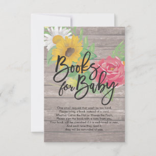 Babyduschbücher für Baby / Buchanfrage mitbringen Einladung