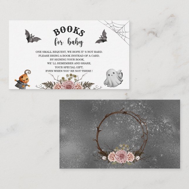 Babyduschbücher für Babygehäuse Begleitkarte (Vorne/Hinten)