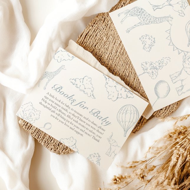 Babyduschbücher für Babys mit Heißluftballon Begleitkarte (Von Creator hochgeladen)