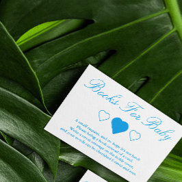 Babyduschbücher für Kinder Begleitkarte