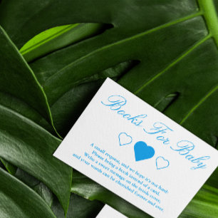 Babyduschbücher für Kinder Begleitkarte