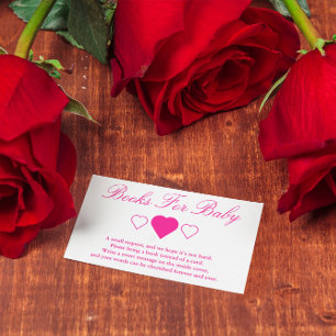 Babyduschbücher für Kinder Begleitkarte