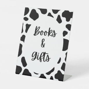 Babyduschbücher und Geschenke für Heilige Kuh Schi Sockelschild