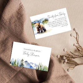 Babyduschbücher warten begleitkarte