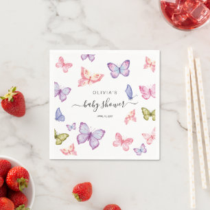 Babyduschdekor Serviette