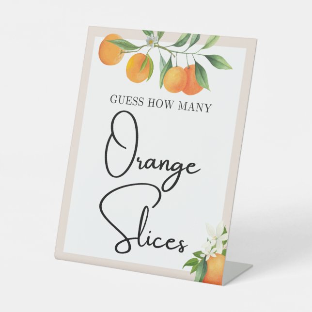 Babyduschdekoration neutrale Geschlechtstablette Sockelschild (Vorderseite)