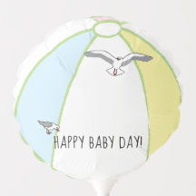 Babydusche 6" Round Balloon Beach Ball