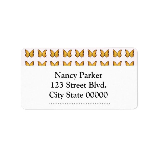 Babydusche Adressaufkleber (Vorne)