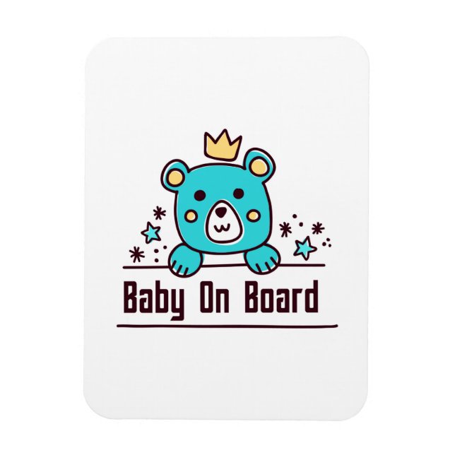 Babydusche an Bord Magnet (Vertikal)