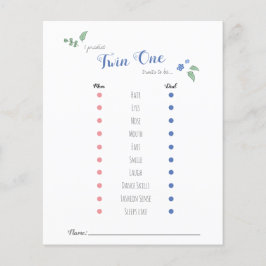 Babydusche Babyvorhersagen Zwillingsbär Thema