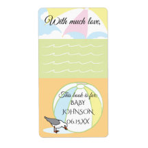 Babydusche Beach Ball Buchzeichen Blatt 8