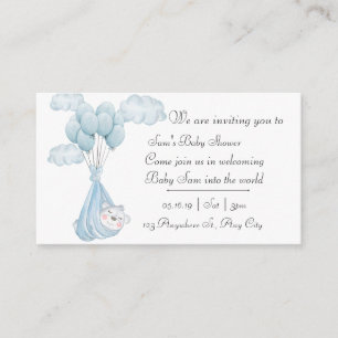 Babydusche Begleitkarte