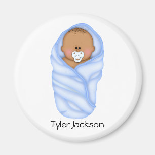 Babydusche bevorzugt Afroamerikaner Magnet