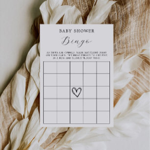 Babydusche Bingo Card   Baby Showspiele Einladung