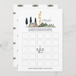 Babydusche Bingo Card | Erlebnisanfänge Einladung