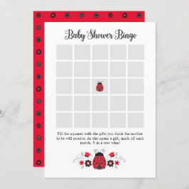 Babydusche Bingo Game Card Einladung