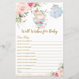 Babydusche Blumenkohl Party Brunnenwünsche für Bab