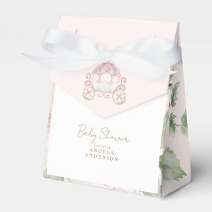 Babydusche Blush Princess Carriage Geschenkschachtel