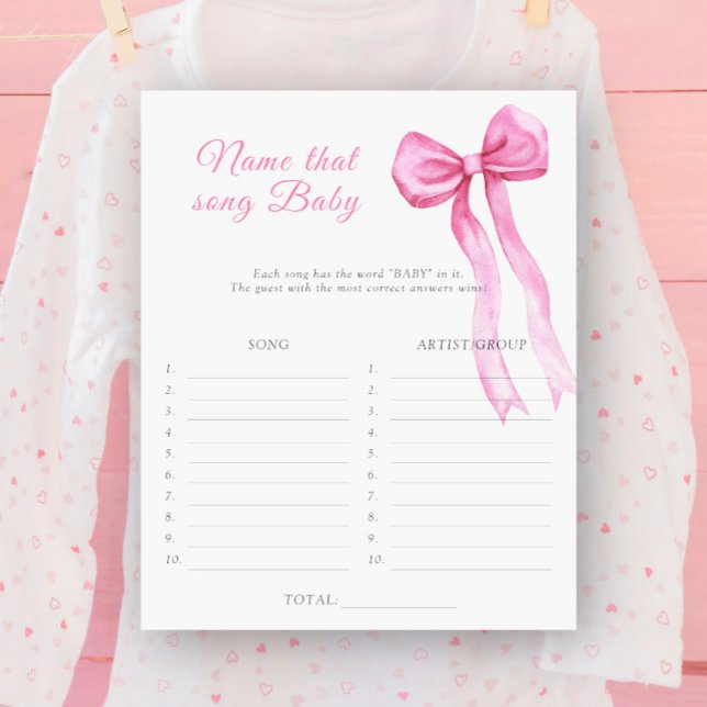 Babydusche Bogen Name dieses Kinderspiel (Von Creator hochgeladen)