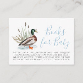 Babydusche Boy Duck Reservierungskarte Begleitkarte