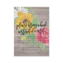 Babydusche bringen Sie bitte ein Buch anstelle ein