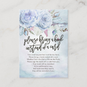 Babydusche bringen Sie bitte ein Buch anstelle ein Begleitkarte