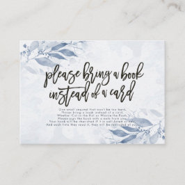 Babydusche bringen Sie bitte ein Buch anstelle ein Begleitkarte