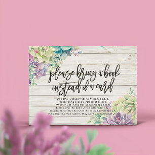 Babydusche bringen Sie bitte ein Buch anstelle ein Begleitkarte