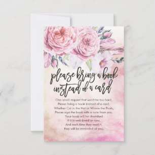 Babydusche bringen Sie bitte ein Buch anstelle ein Einladung