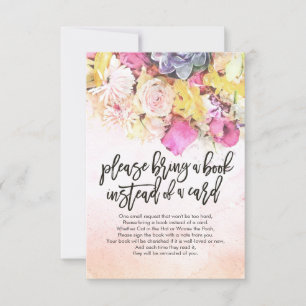 Babydusche bringen Sie bitte ein Buch anstelle ein Einladung