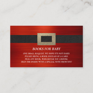 Babydusche buchen Beilage Santa Baby Begleitkarte