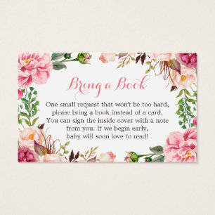 Babydusche Buchungsanfrage Rosa Blütenbraun