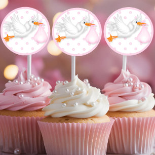 Babydusche Cupcake Toppers Stickers